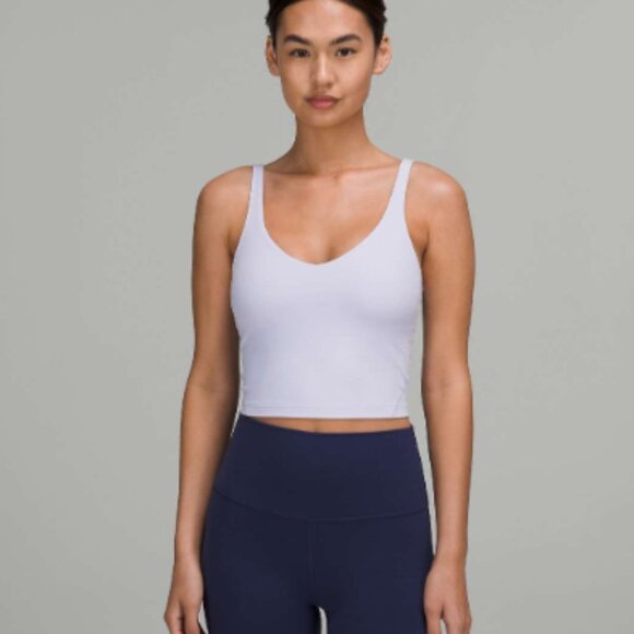 Lululemon Align Tank Sports Bra Lavender Size 8 - Picture 1 of 5